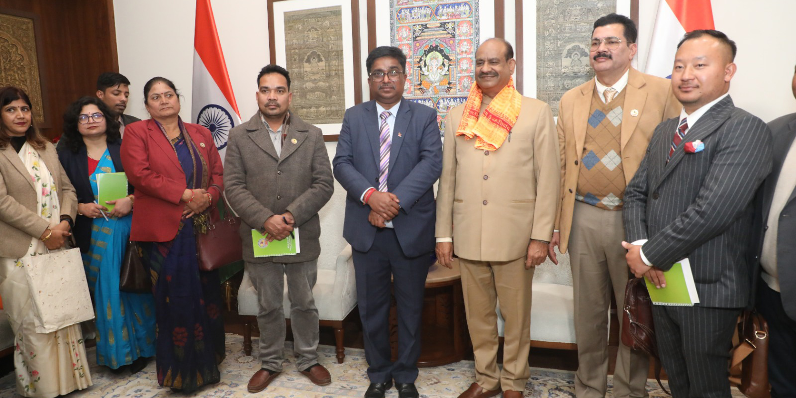 Nepali parliamentary delegation meets Lok Sabha Speaker Birla