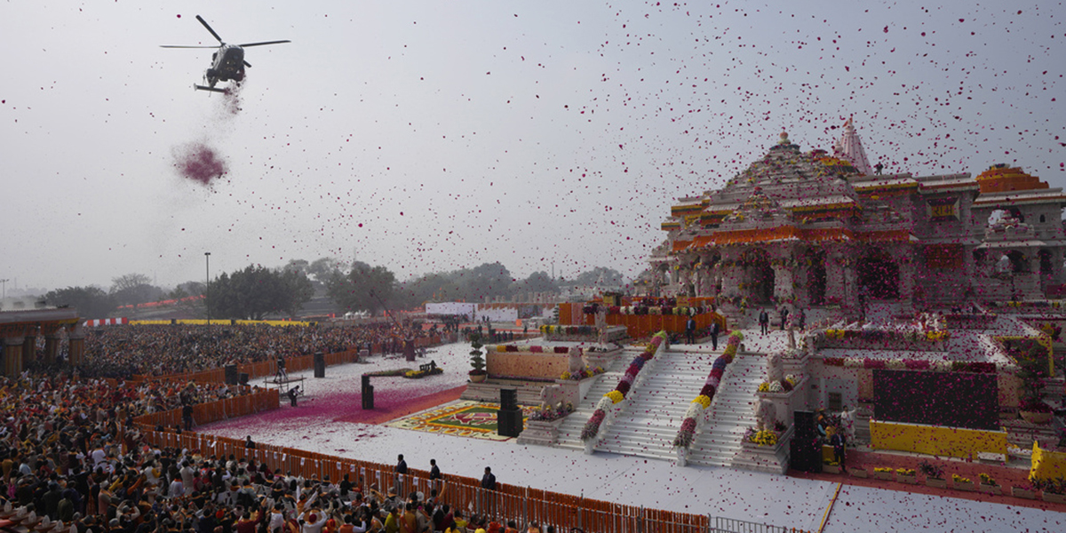Ram temple in Ayodhya opens doors for public
