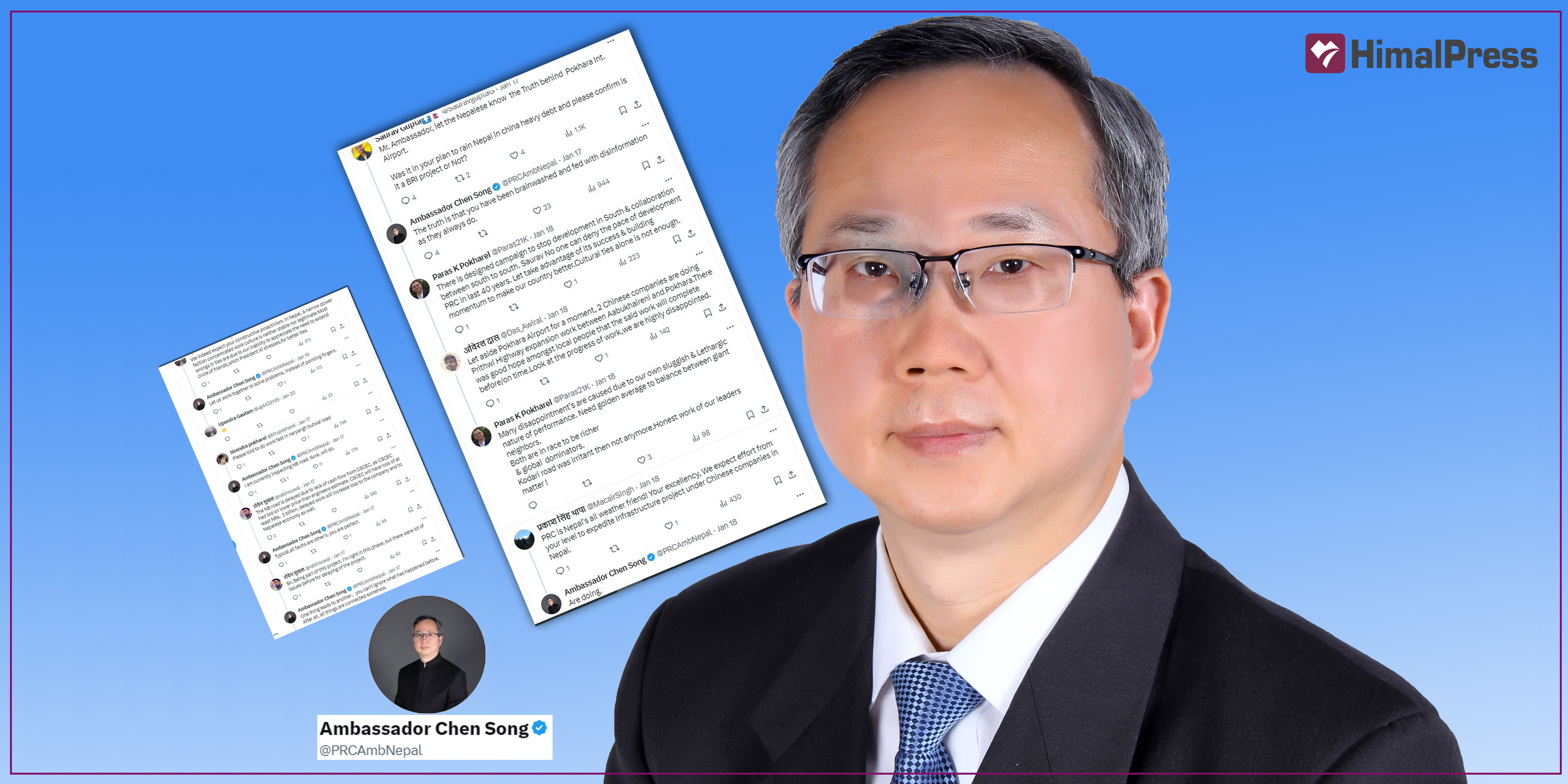 Diplomatic message of Ambassador Song’s active social media presence