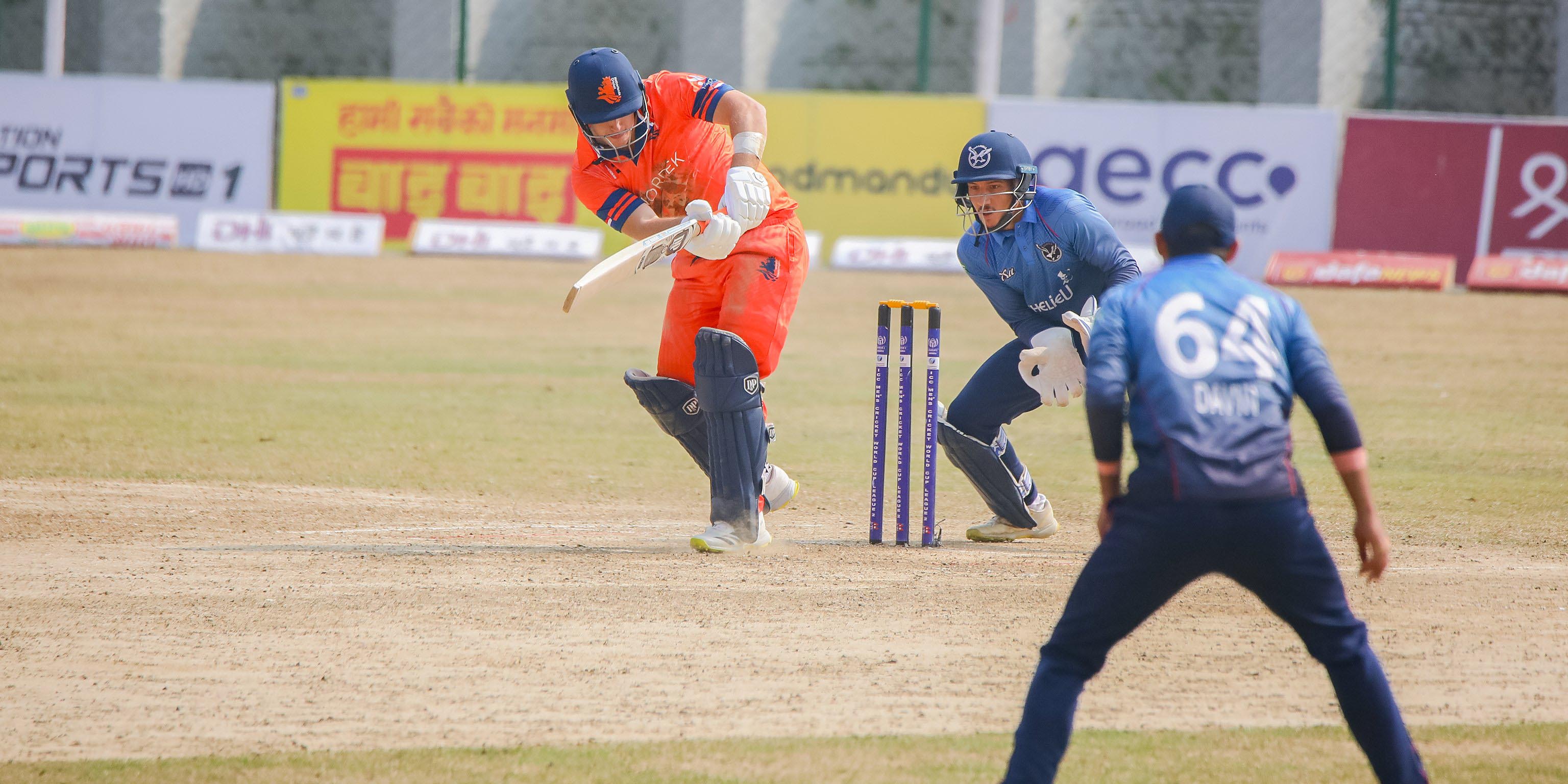 Netherlands defeats Namibia by seven wickets; Dutt claims six wickets