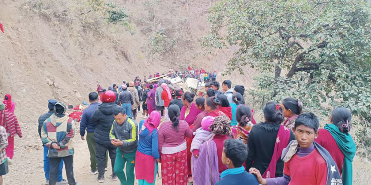 Eight dead in Palpa jeep accident: Police
