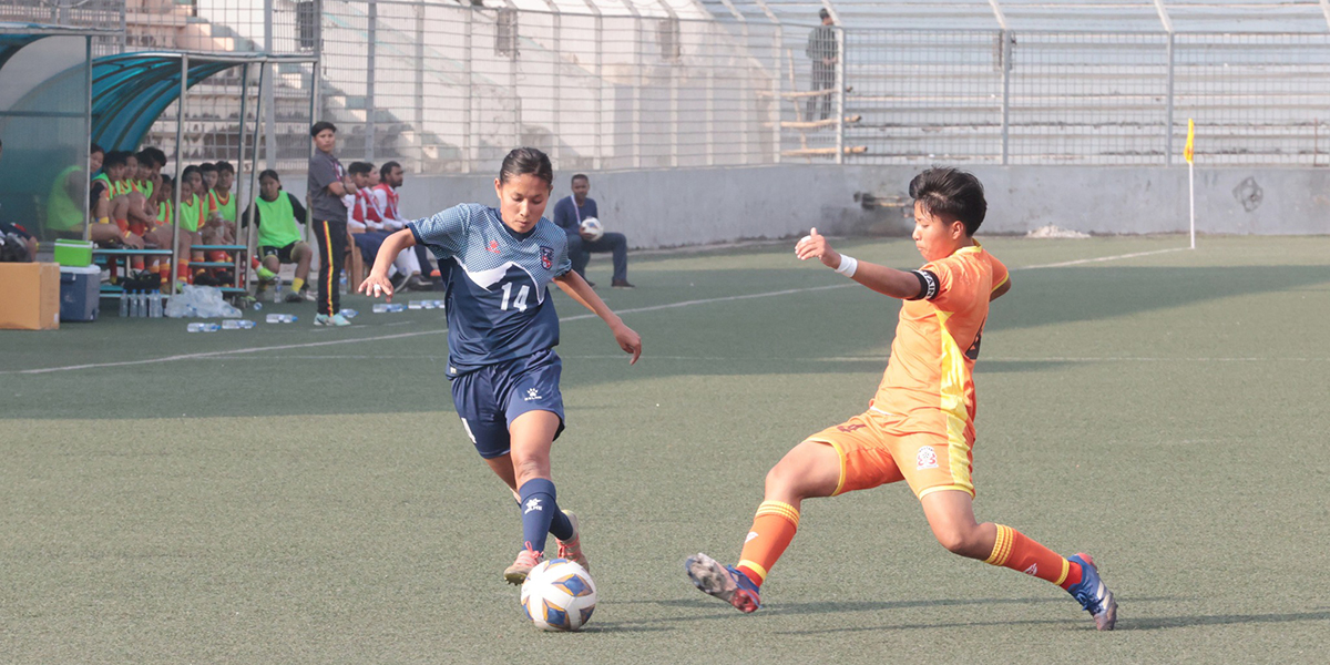 Nepal defeats Bhutan 1-0 in SAAF U-19 Women’s Football