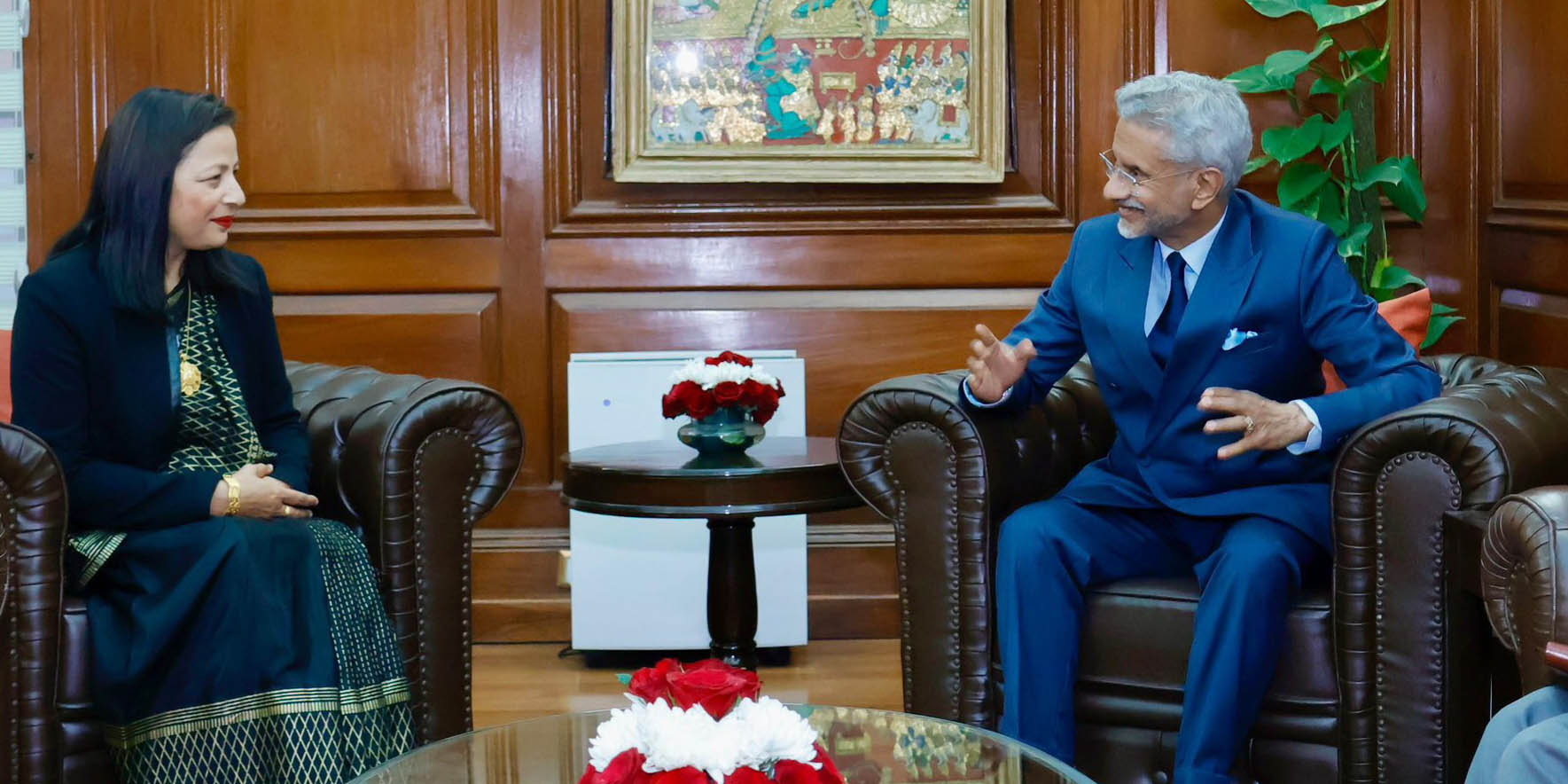 Foreign Secretary Lamsal meets Jaishankar in New Delhi