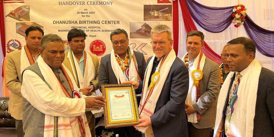 US hands over birthing center in Dhanusha