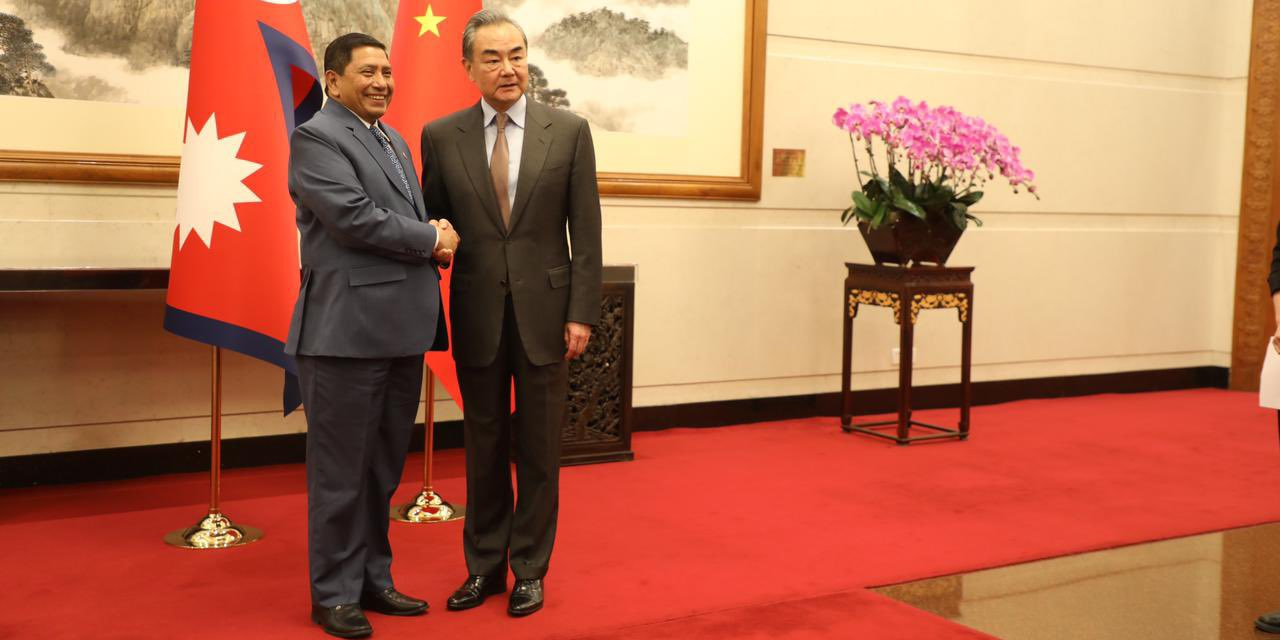 Shrestha holds bilateral talks with Chinese FM in Beijing