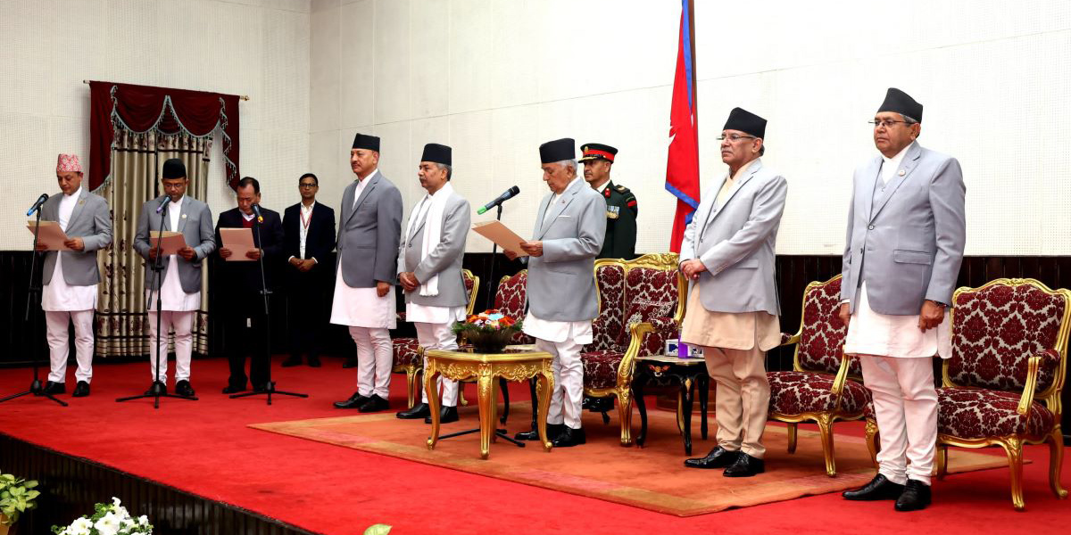 Three ministers sworn in