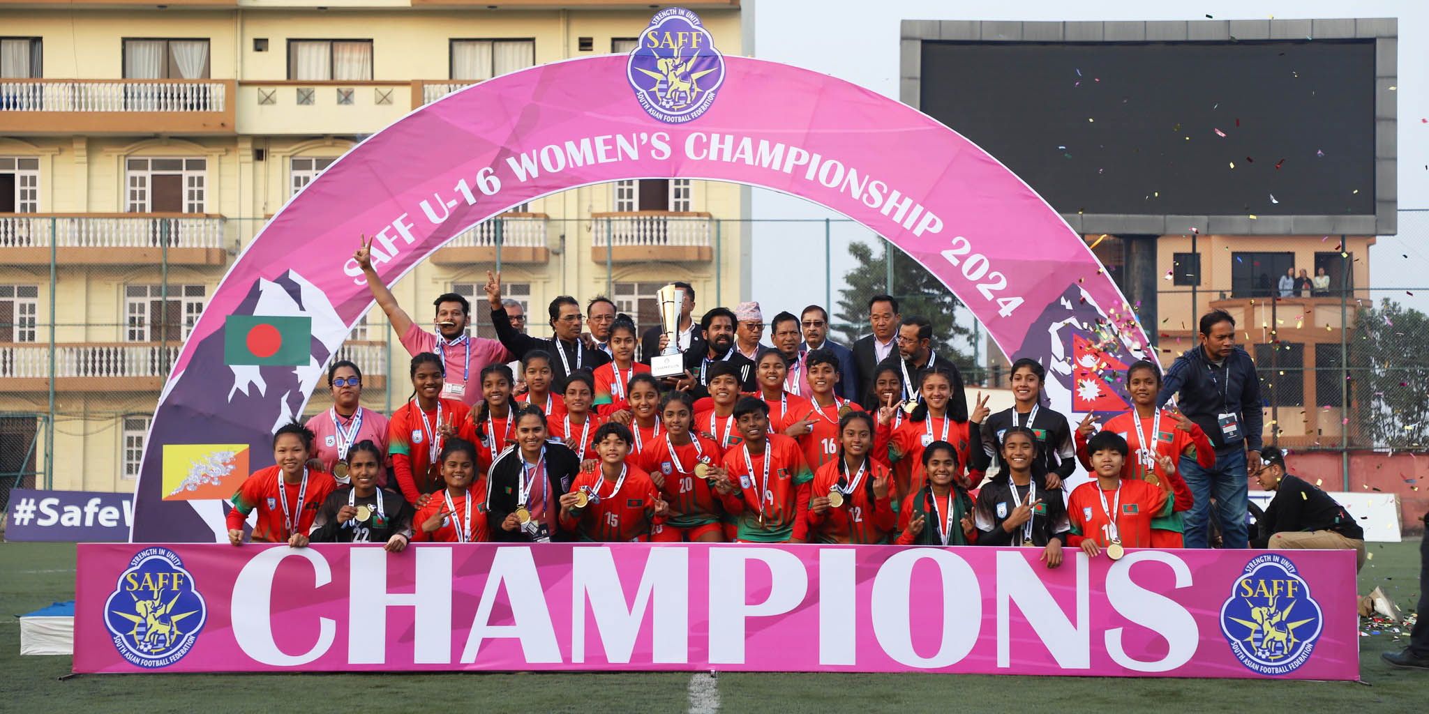 Bangladesh lifts SAFF U-16 Women’s Championship title