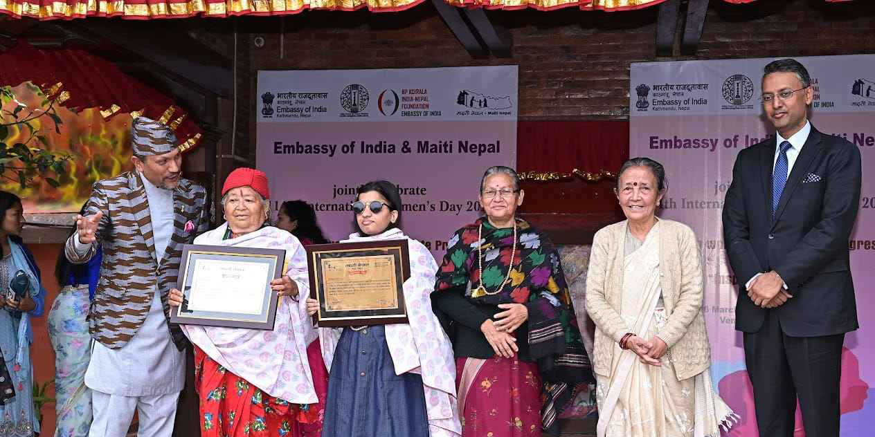 Indian Embassy, Maiti Nepal mark Women’s Day