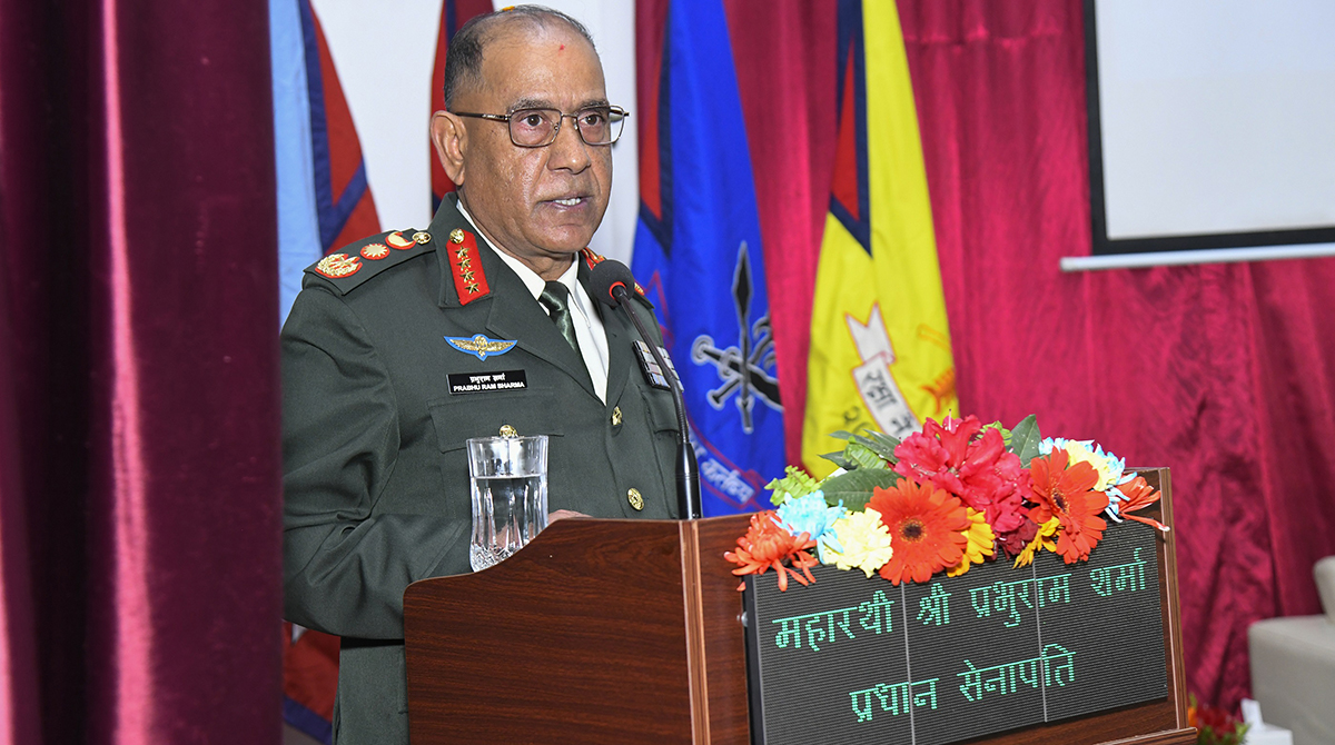 Small nations facing existential challenges amid global confrontations: CoAS Sharma