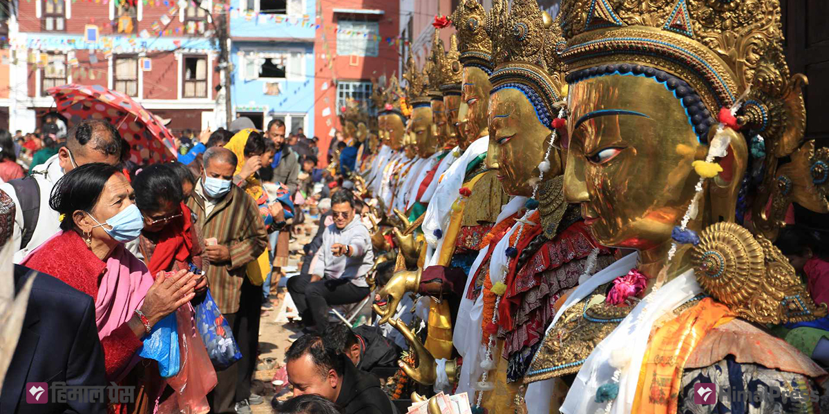 Samyak Mahadan festivities underway in Patan [In Pictures]
