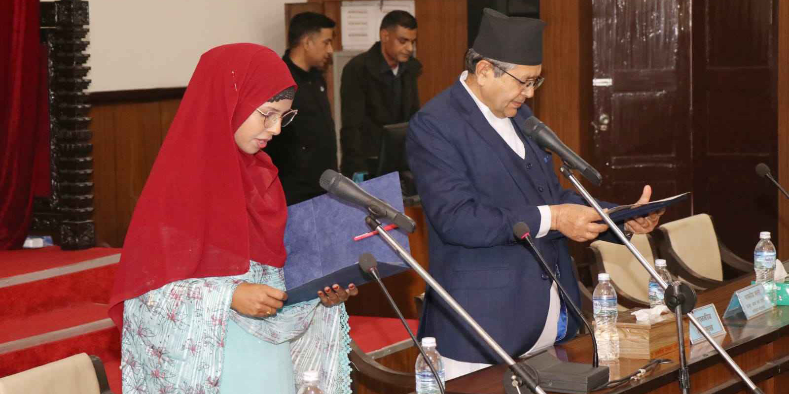 Hasina Khan of JSP sworn in as HoR member