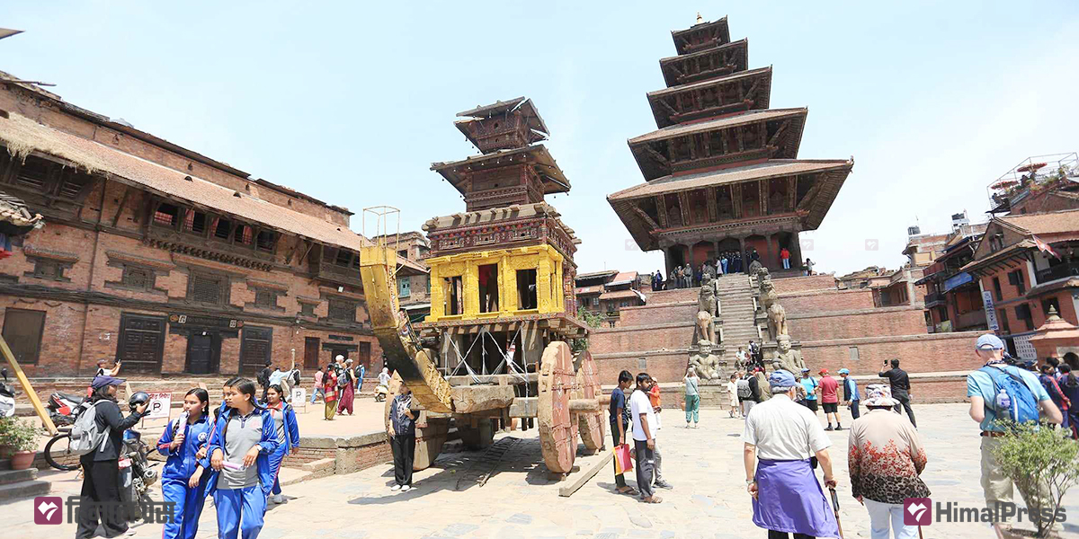 Bhairavnath chariot for Biska festival now ready [In Pictures]