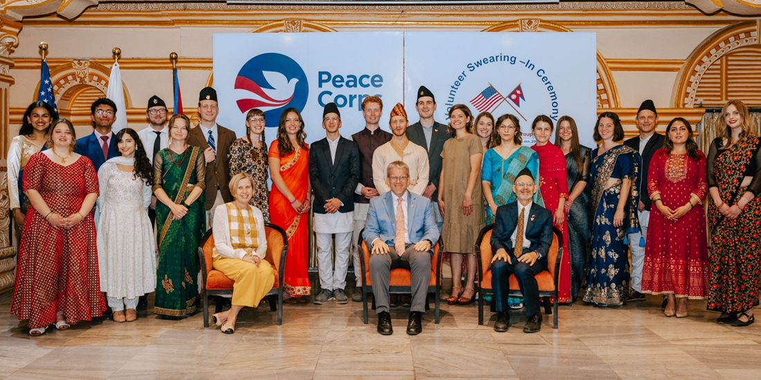 22 US Peace Corp volunteers begin two-year service in Nepal