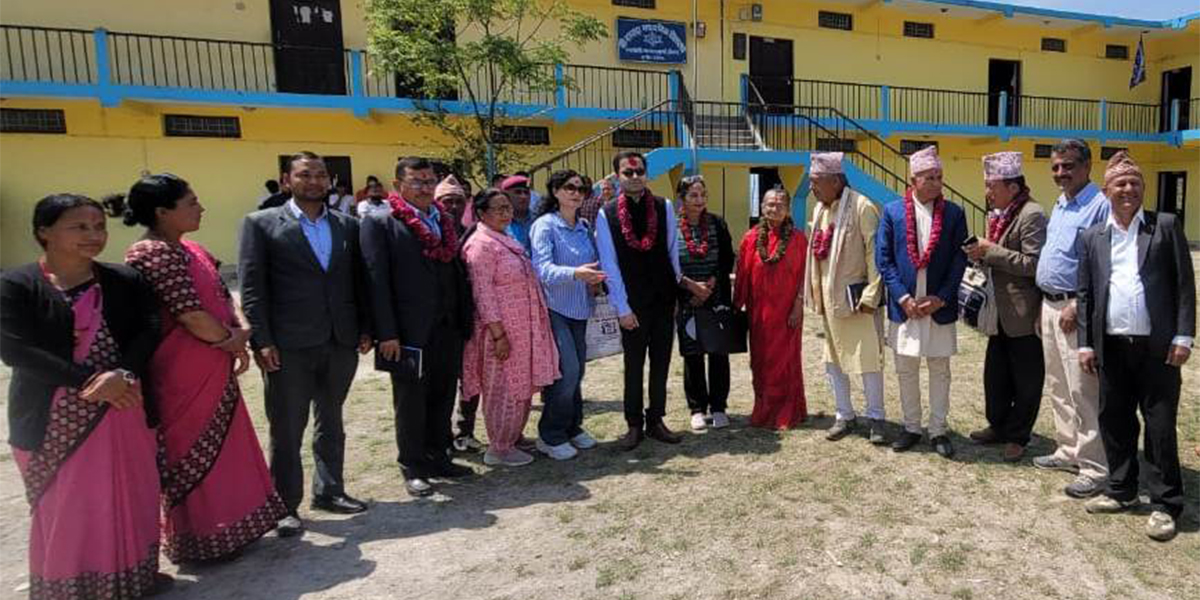 School building constructed with Indian assistance inaugurated in Khotang