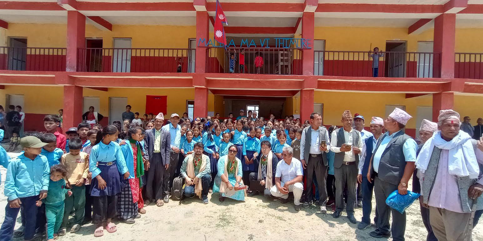 Japan hands over classroom building to Dailekh school