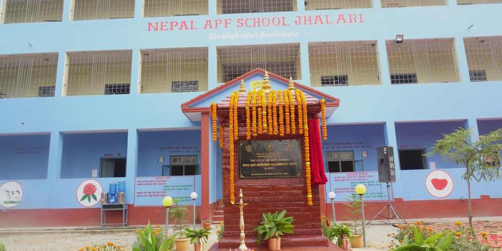 APF inaugurates Nepal APF School Jhallari in Kanchanpur
