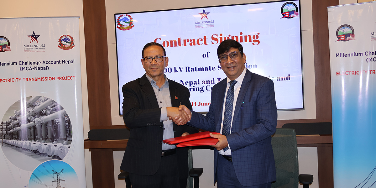 MCA Nepal awards contract to build Ratmate substation to Indian firm