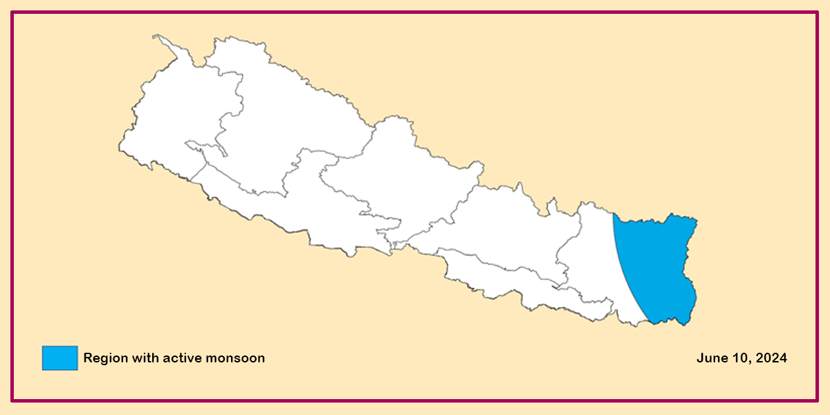 Monsoon enters Nepal early