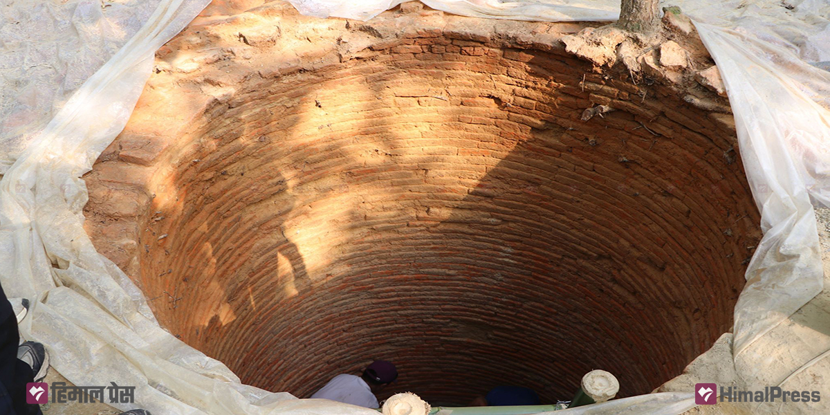 Ruins of ‘Koliya era’ brick well found in Devdaha
