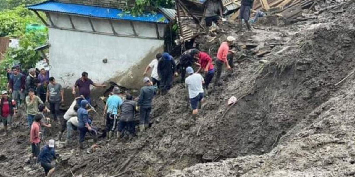 Bodies of all four Lamjung landslide victims recovered