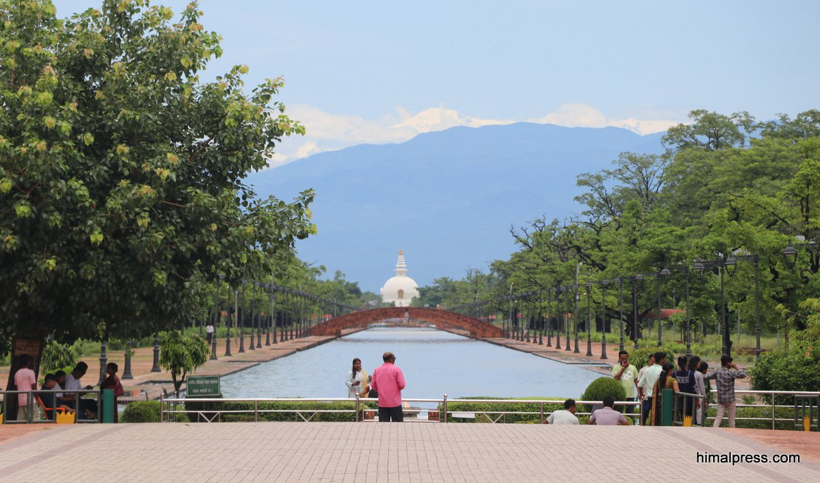 Himalayas visible from Lumbini! [Photo Feature]