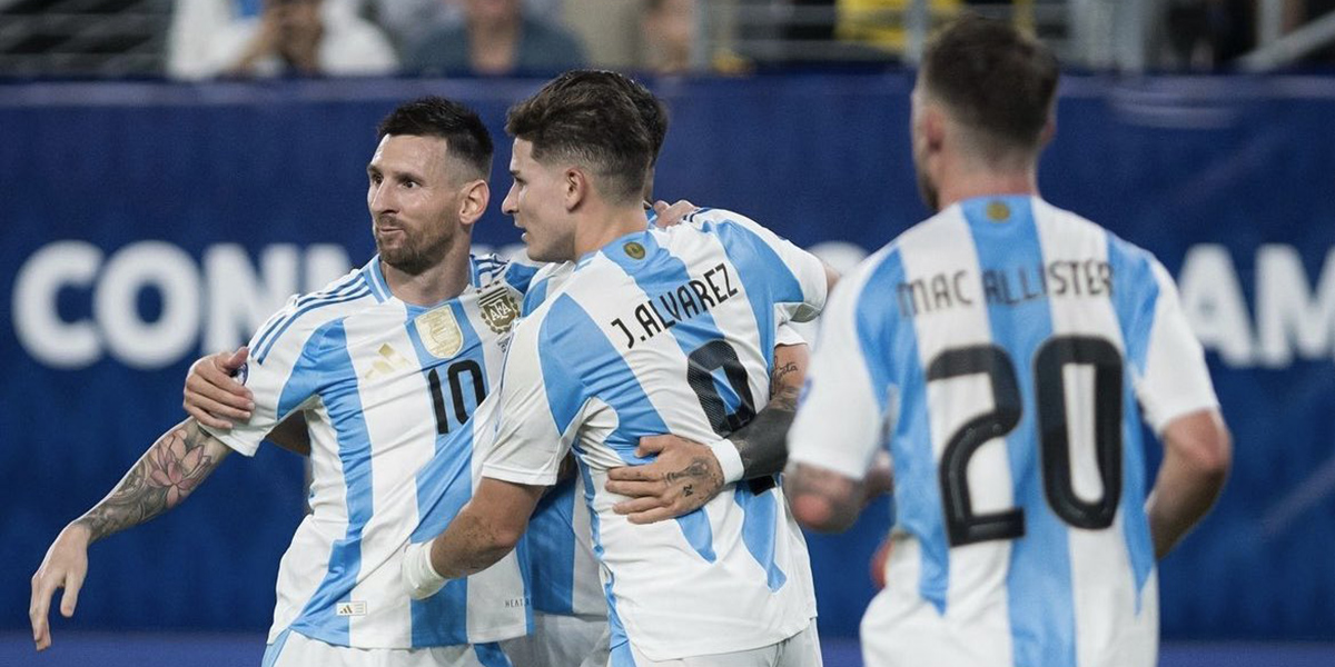 Alvarez, Messi fire Argentina into Copa final