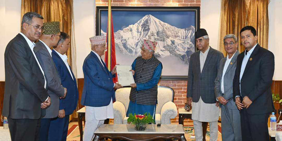 UML chair Oli stakes claim to form government