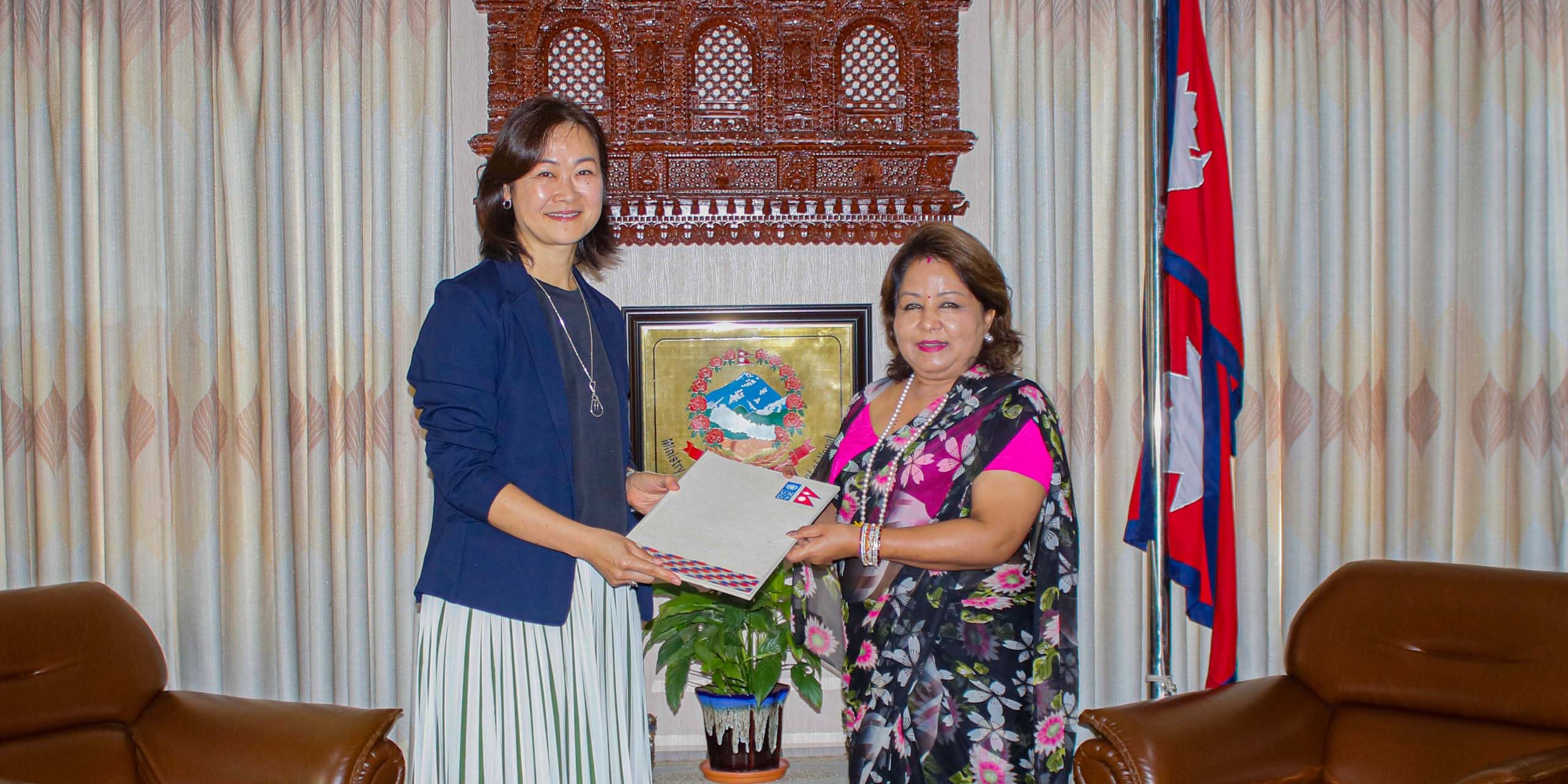 New UNDP Resident Representative presents her letter of credence