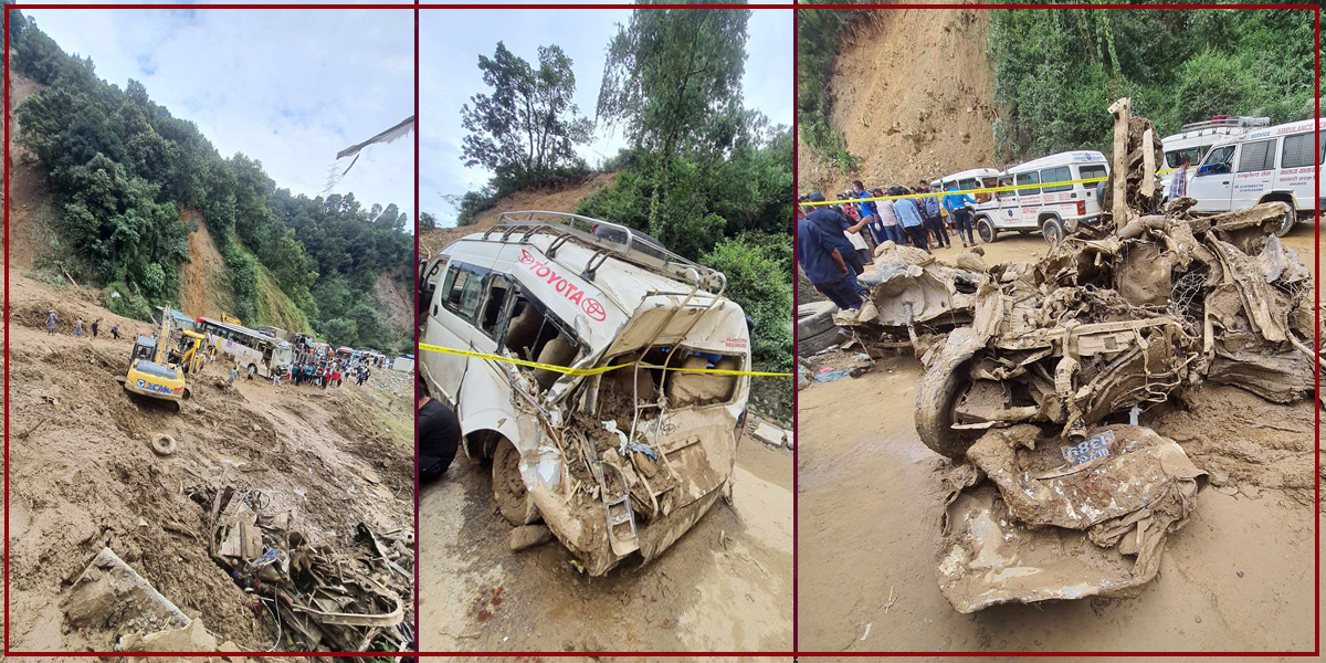 35 bodies recovered from three vehicles in Jhyaplekhola