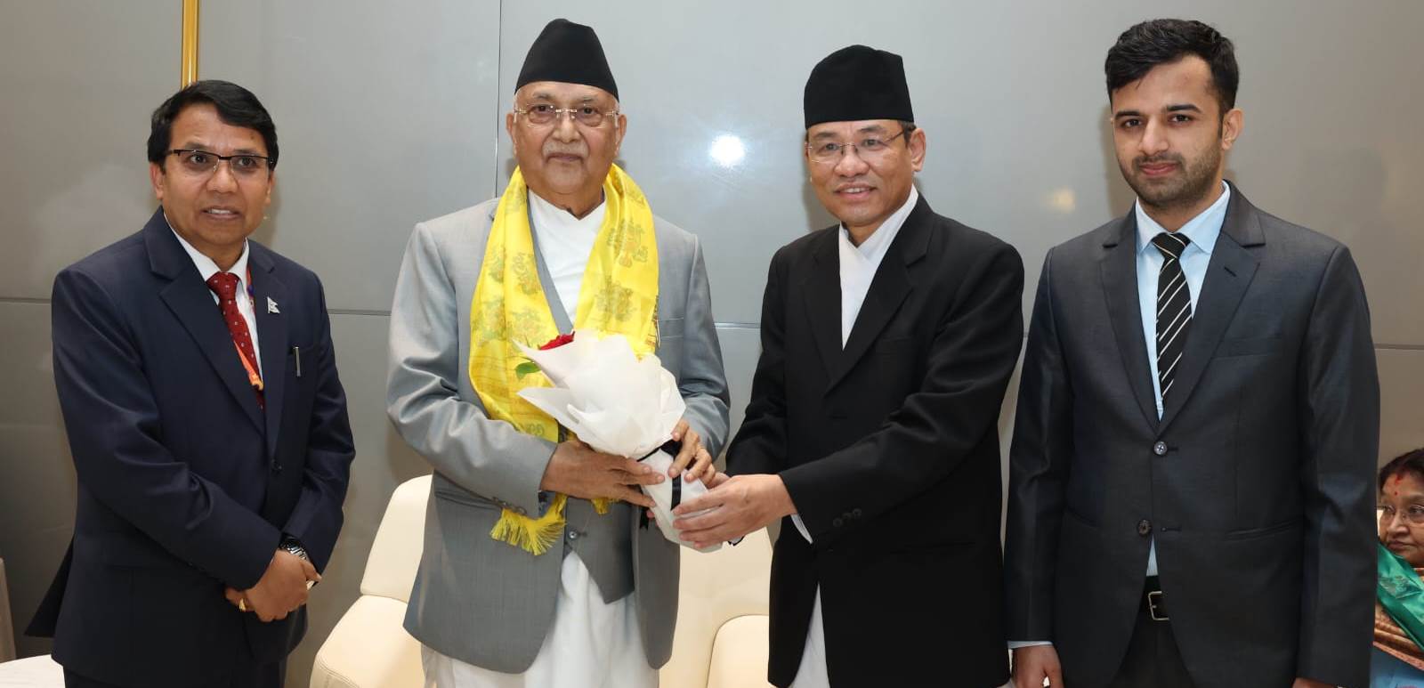 PM Oli reaches New York