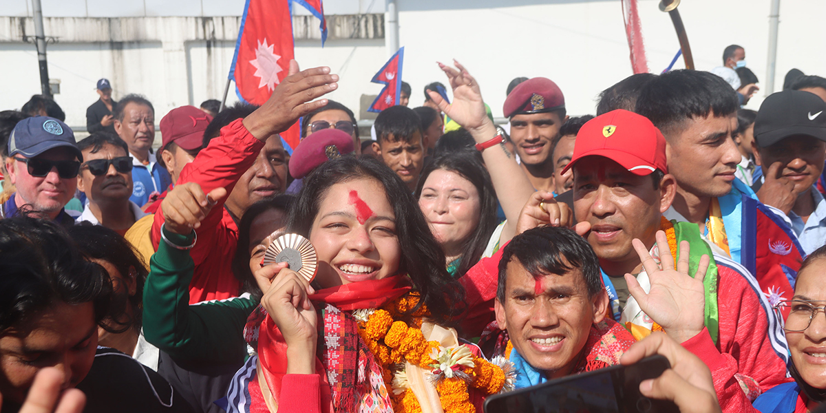 Palesha returns to hero’s welcome