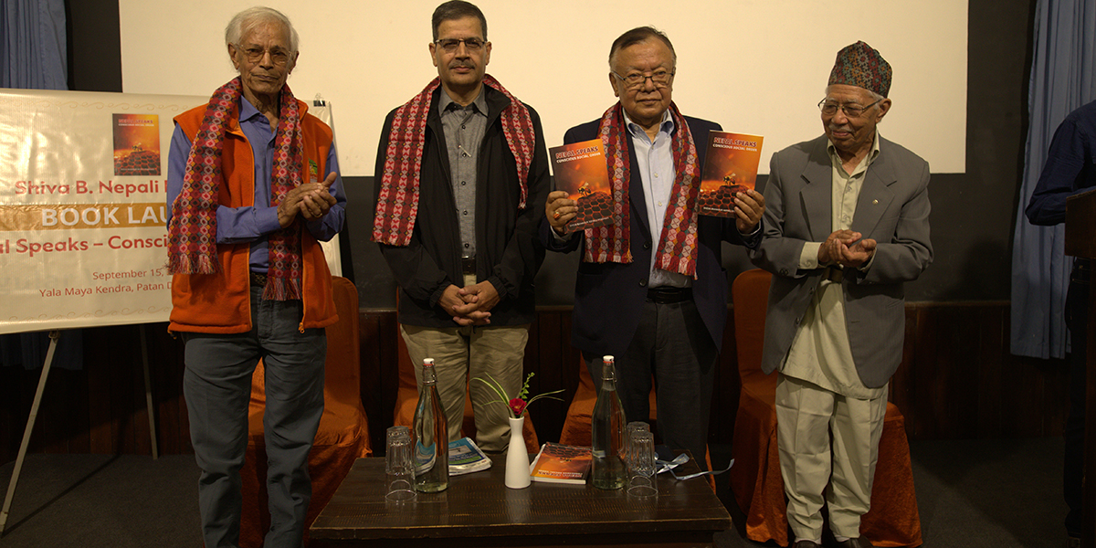 Shiva Bahadur Pradhan’s book ‘Nepal Speaks: Conscious Social Order’ launched