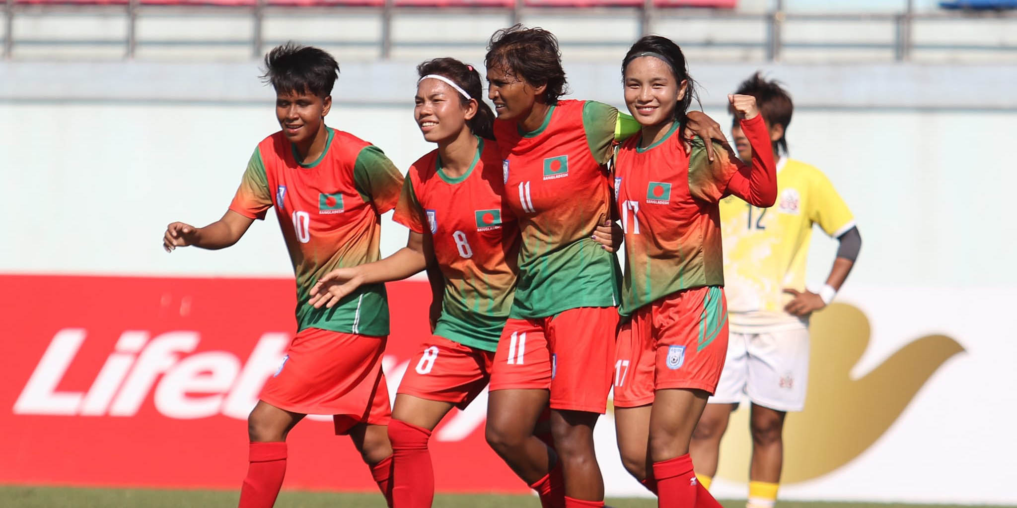 Defending champions Bangladesh enters final beating Bhutan 7-1