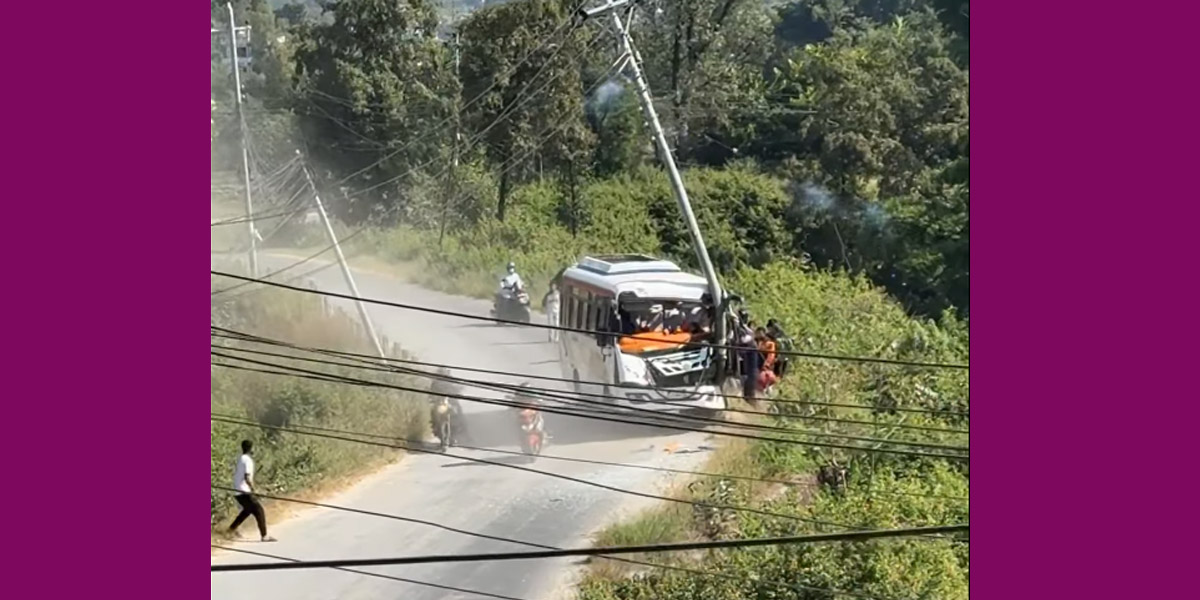 10 injured in Bhaktapur bus accident