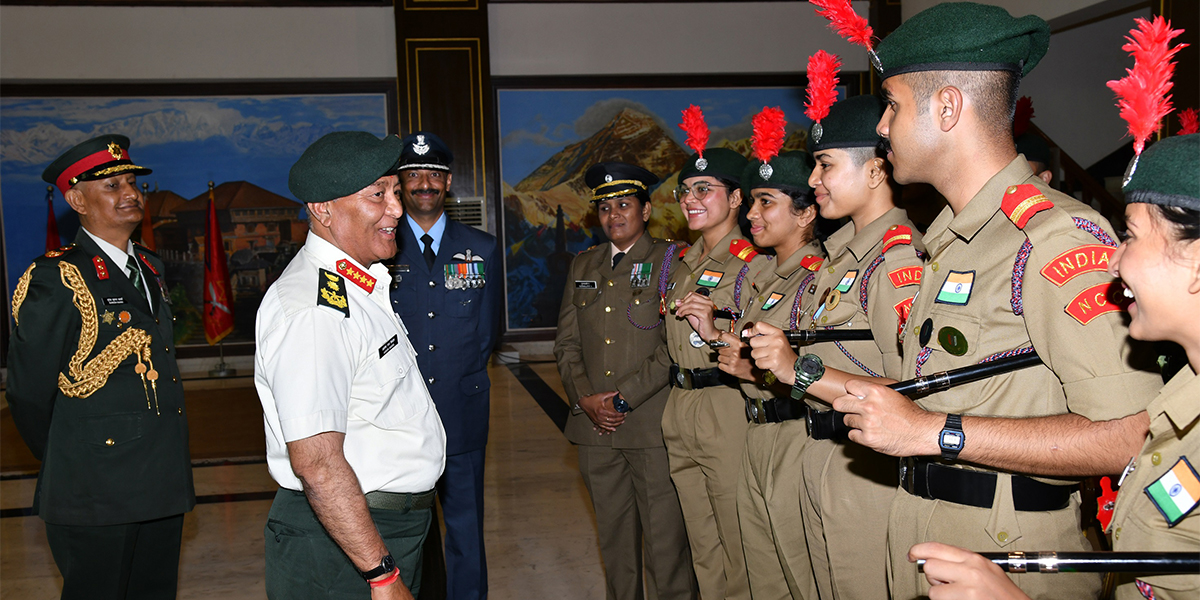 India’s NCC delegation meets CoAS Sigdel