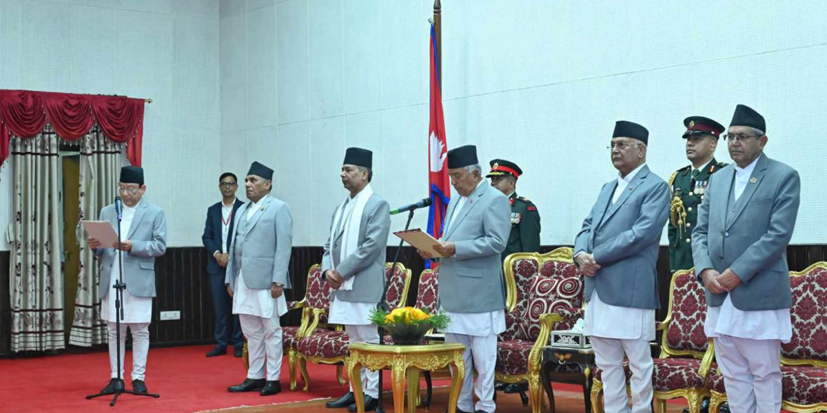 Prakashman Singh Raut sworn in as Chief Justice