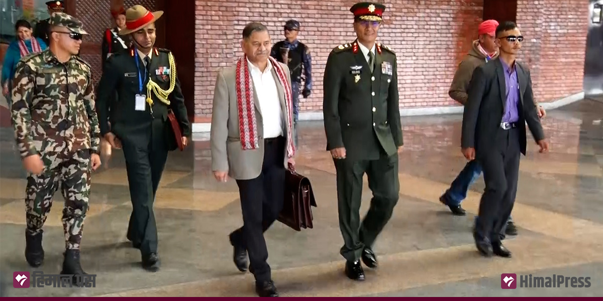 Indian army chief arrives in Kathmandu