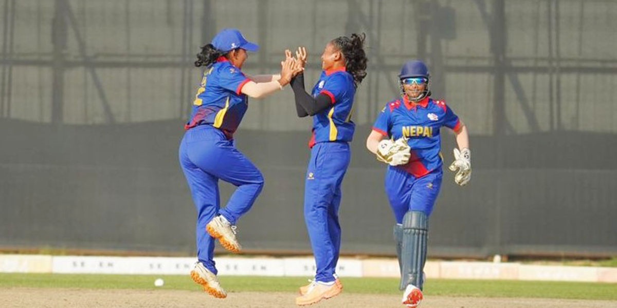 Nepal registers successive wins in U-19 Women’s T20 World Cup qualifier