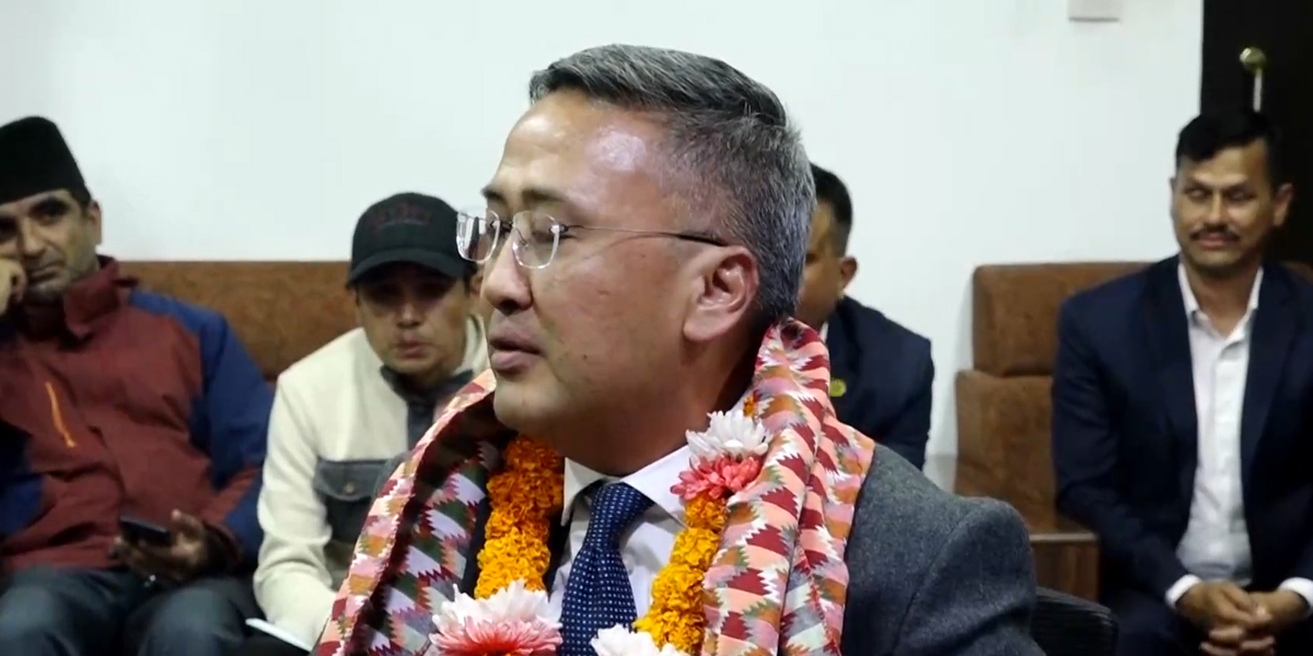 New Sebon chair Shrestha sworn in