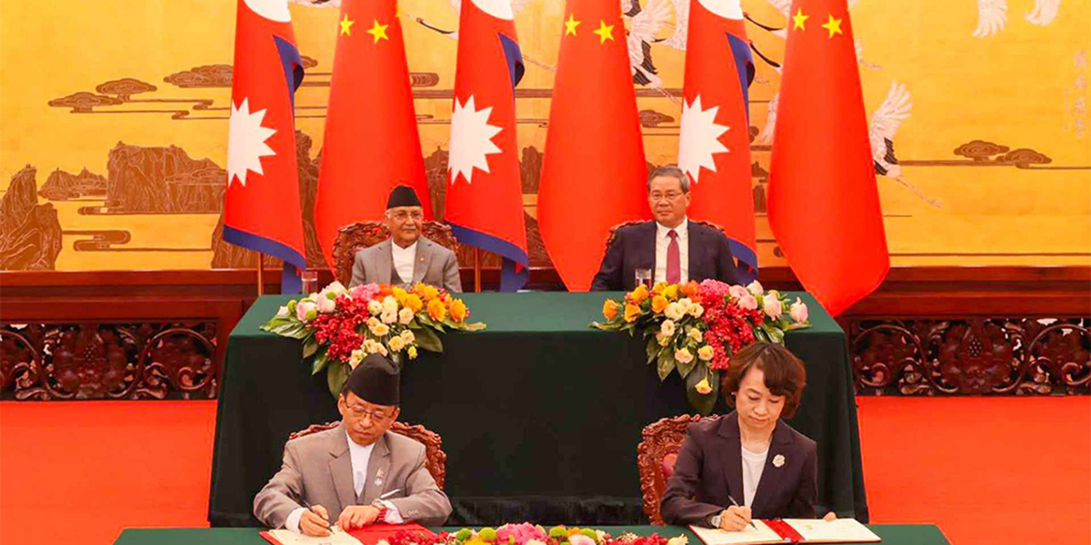 Nepal, China sign eight cooperation agreements in Beijing