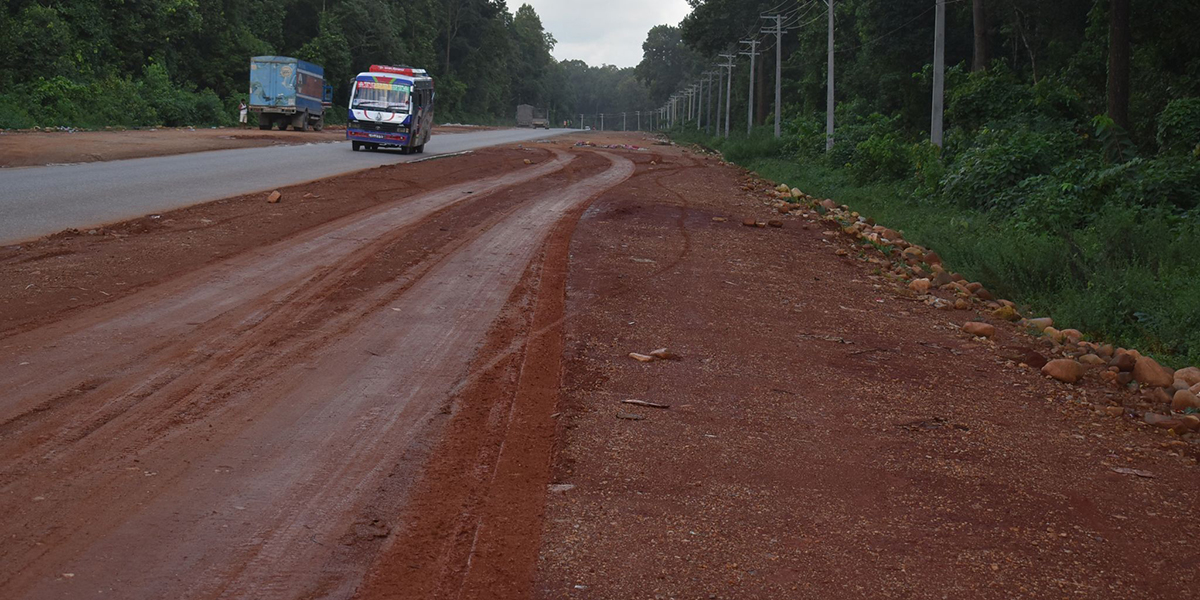 Work on Narayanghat-Butwal Road resumes