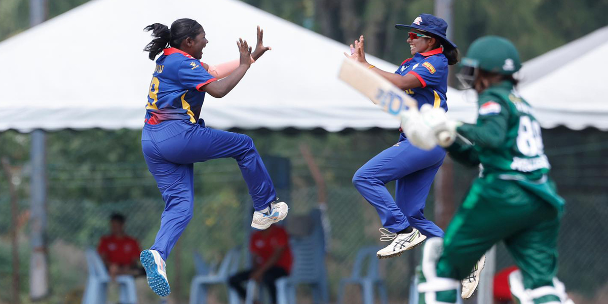 Nepal defeats Pakistan, enters semifinal of U19 Women’s Asia Cup