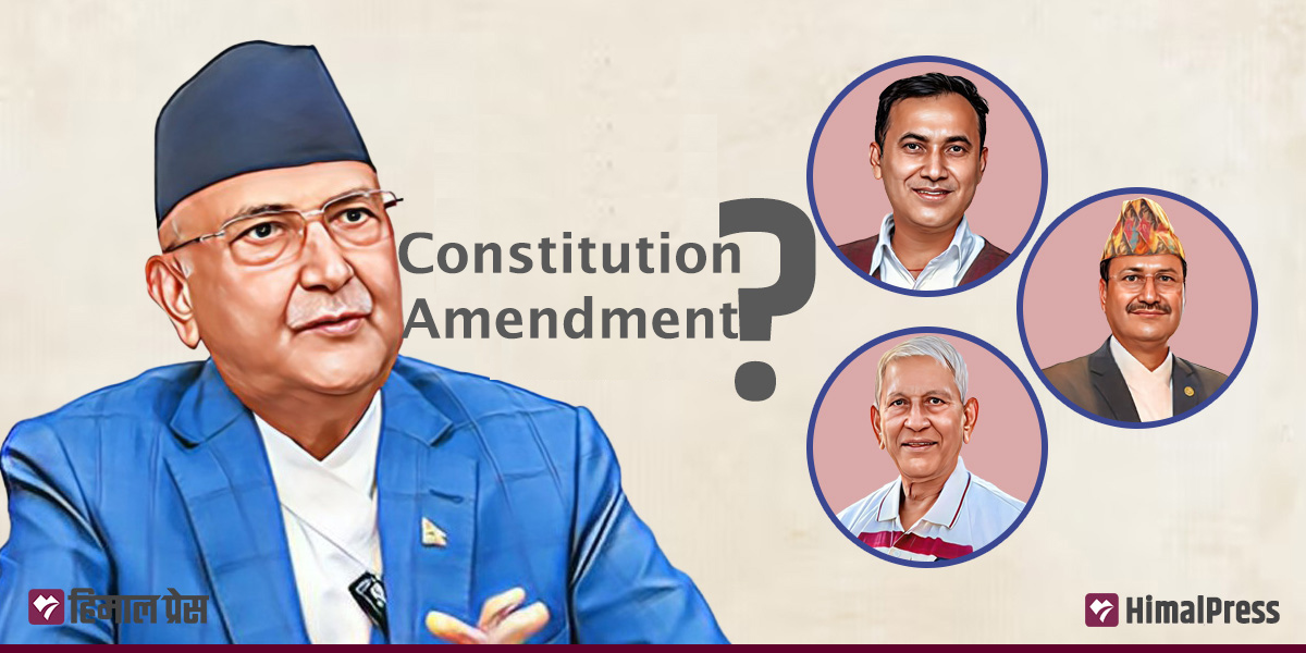 Constitution Amendment: Oli’s statement draws criticism from NC leaders