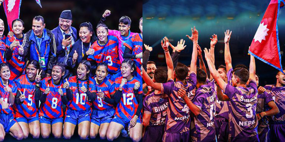 Nepali men’s, women’s team playing for Kho Kho World Cup title