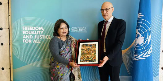 Arzu meets UN Human Rights Commissioner in Geneva