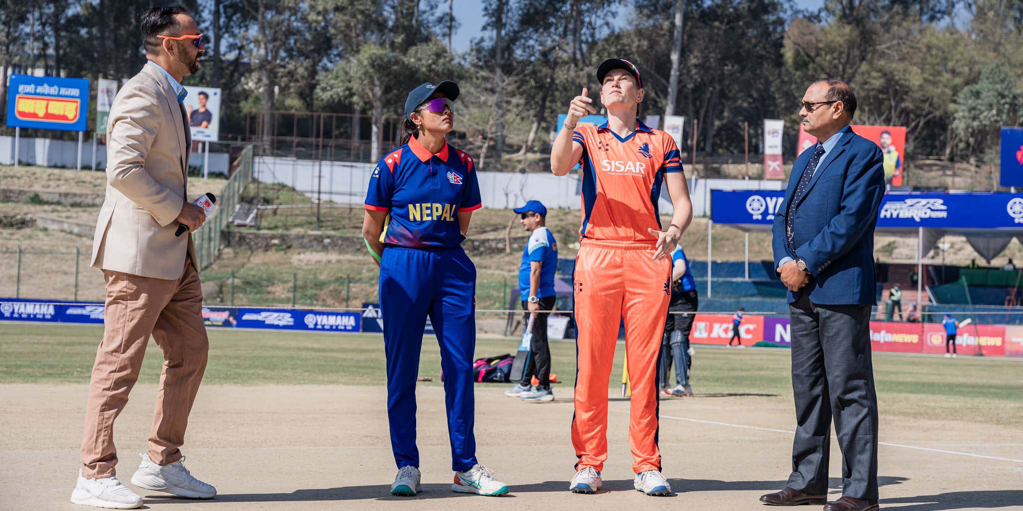 Nepal suffers third straight loss; goes down to the Netherlands by 15 runs