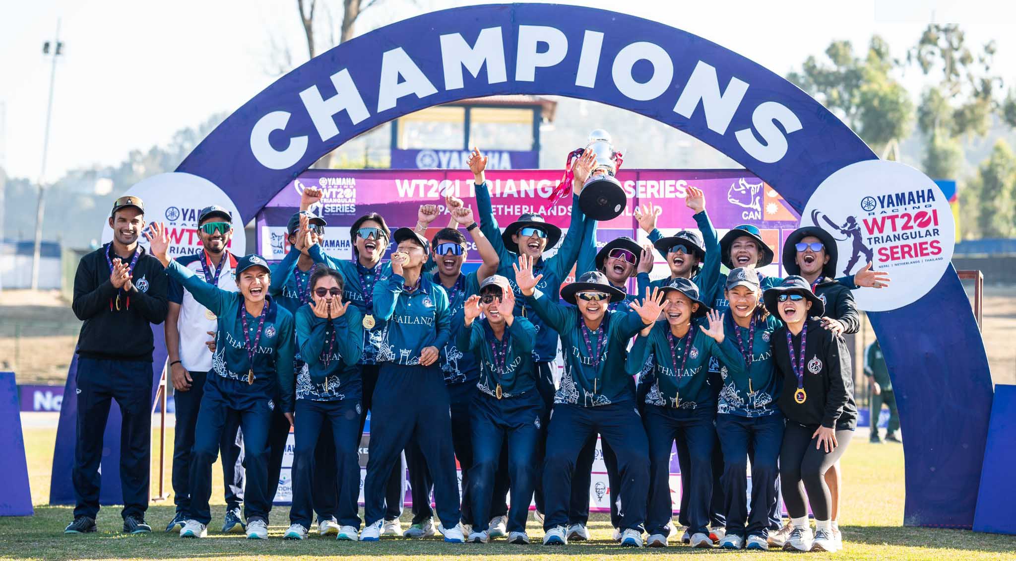 Thailand wins Nepal Women’s T20 Tri-series