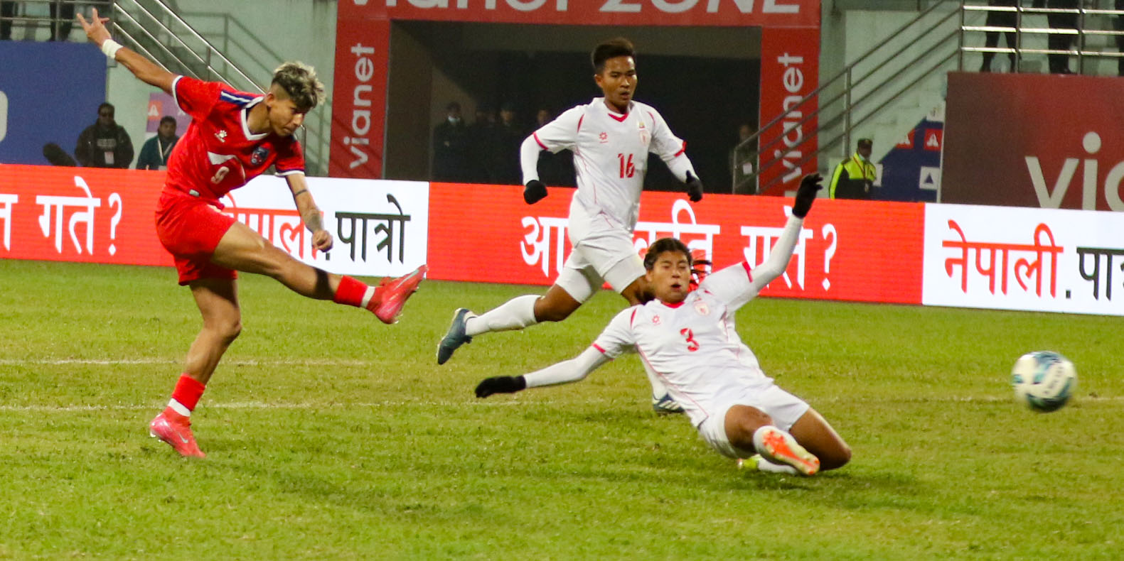 Nepal, Myanmar play 2-2 draw ahead of final showdown