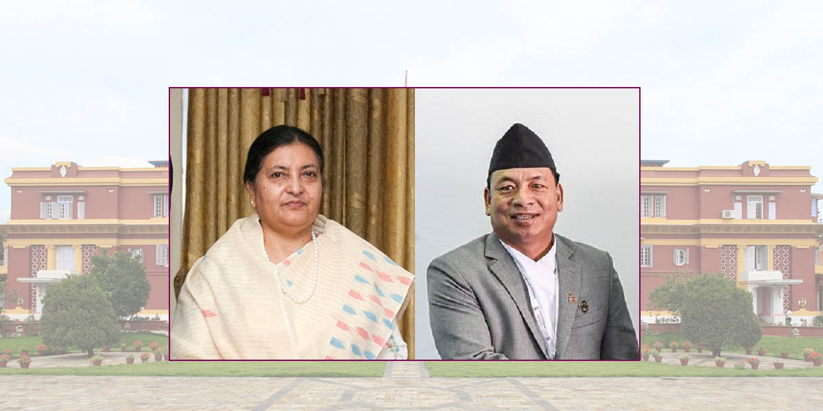 Former Vice President Pun returns to party politics; Bhandari testing waters