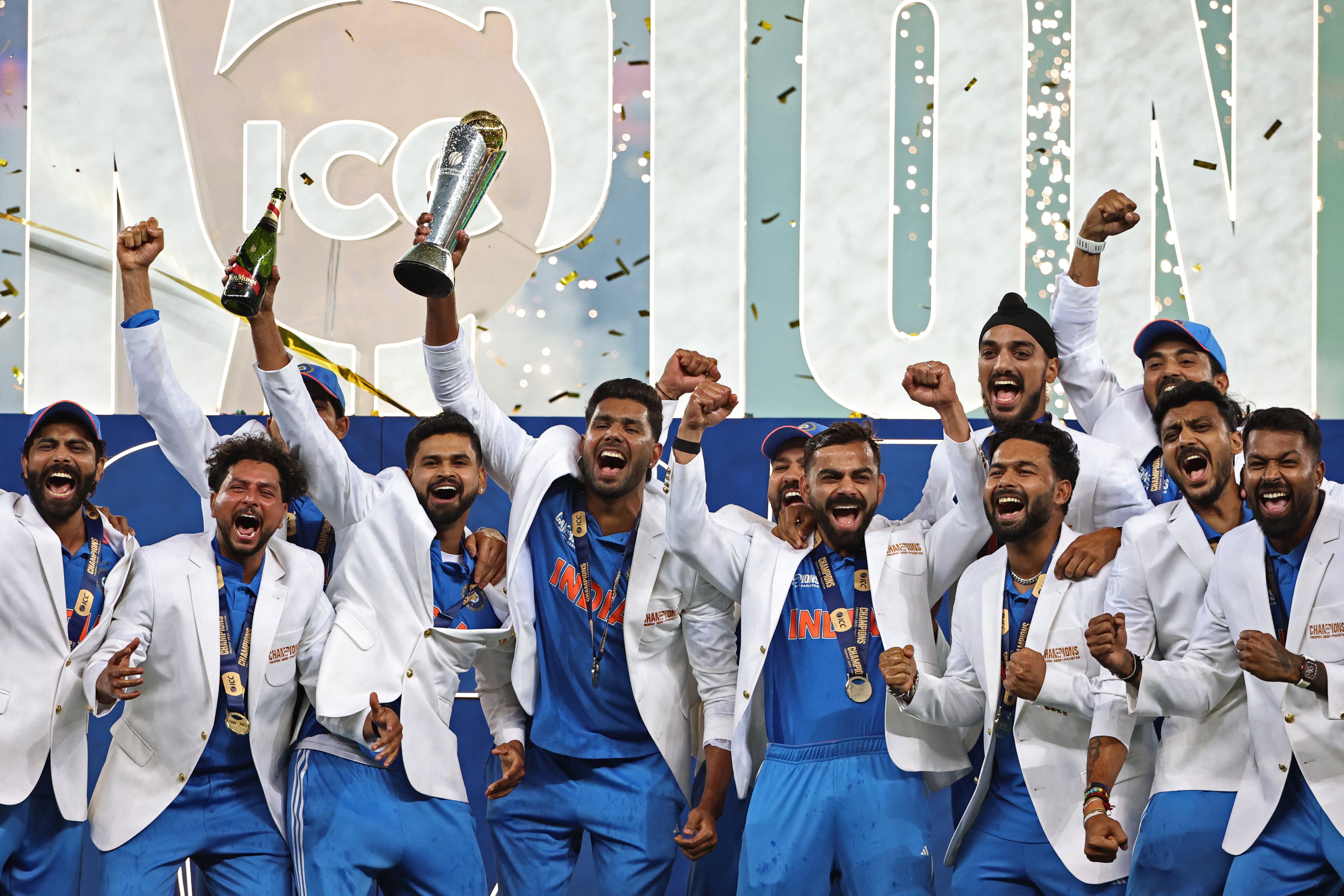 India lifts third Champions Trophy title